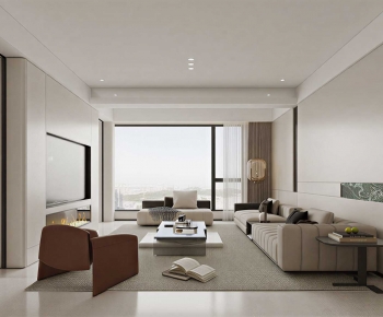 Modern A Living Room-ID:659847029