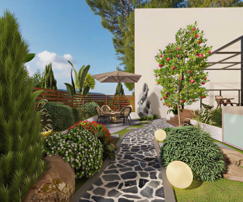 Modern Courtyard/landscape-ID:664721011