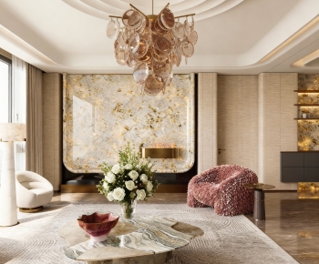 Modern A Living Room-ID:887424954