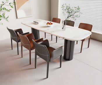 Modern Dining Table And Chairs-ID:846874957