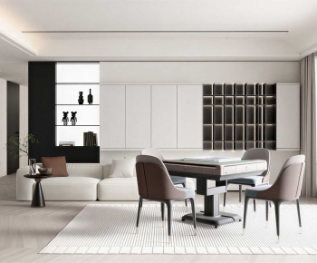 Modern A Living Room-ID:657454975