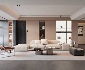 Modern A Living Room-ID:872029076