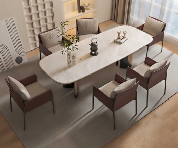 Modern Dining Table And Chairs-ID:968744994