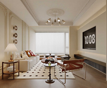 French Style A Living Room-ID:965826999