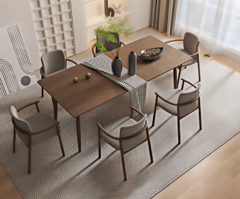 Modern Dining Table And Chairs-ID:626101026
