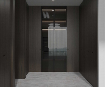 Modern Clothes Storage Area-ID:940298086