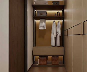 Modern Clothes Storage Area-ID:795793064