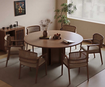 Modern Dining Table And Chairs-ID:195892105