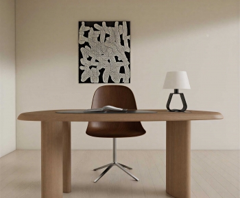 Modern Computer Desk And Chair-ID:406615979