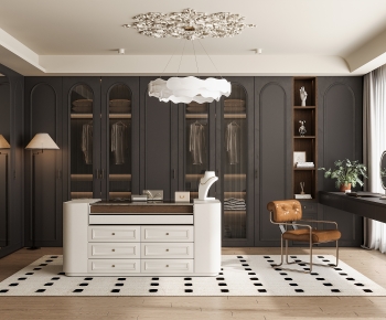 French Style Clothes Storage Area-ID:296258994