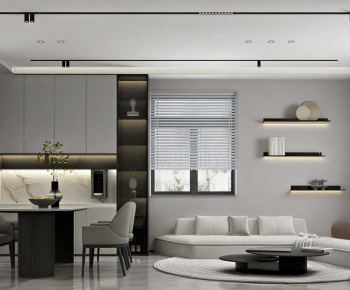 Modern A Living Room-ID:680057059