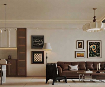 Modern A Living Room-ID:598460918