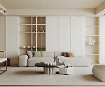 Modern A Living Room-ID:662944085