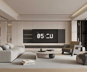 Modern A Living Room-ID:779671913