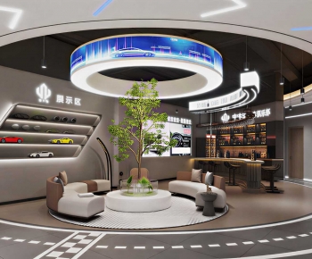 Modern Exhibition Hall-ID:159245979