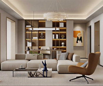 Modern A Living Room-ID:183590896