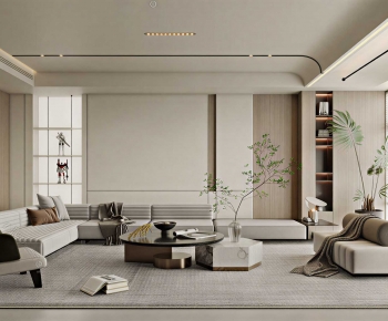Modern A Living Room-ID:519202955