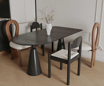 Modern Dining Table And Chairs-ID:574321991
