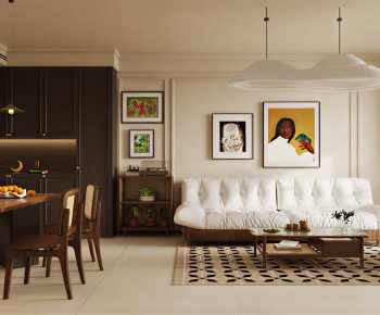 Modern A Living Room-ID:970273027