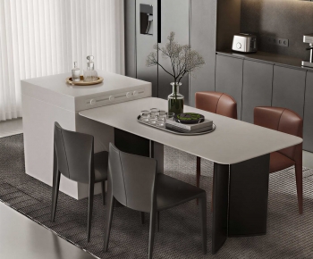 Modern Dining Table And Chairs-ID:448501159