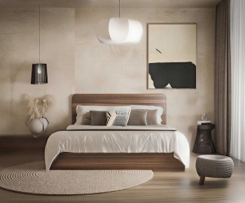 Wabi-sabi Style Bedroom-ID:807970059