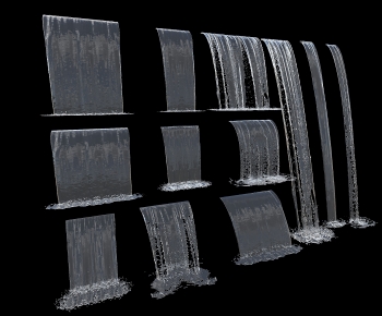 Modern Rockery Waterscape-ID:104002009