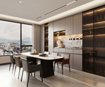 Modern Dining Room-ID:726145037