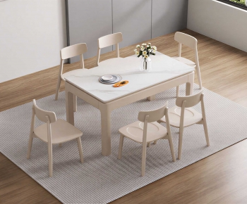 Modern Dining Table And Chairs-ID:374109033