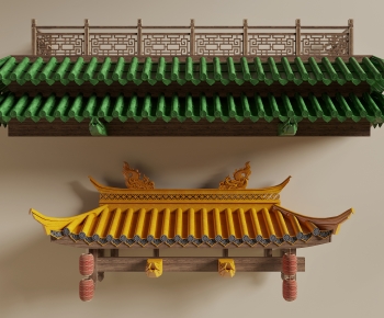 Chinese Style Building Component-ID:153858902
