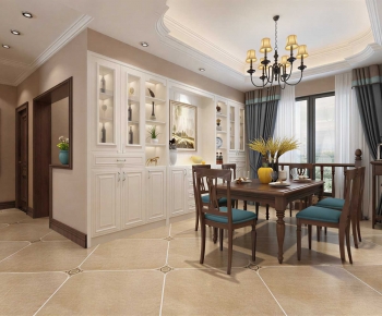 American Style Dining Room-ID:998501068