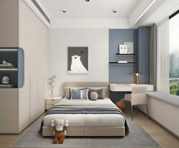 Modern Boy's Room And Son's Room-ID:735455048