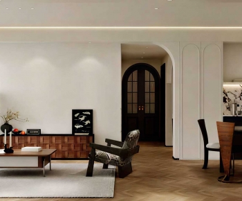 Modern A Living Room-ID:456917057