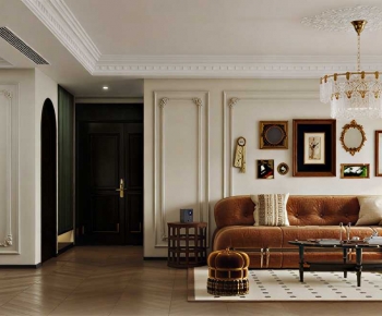 French Style A Living Room-ID:537584073