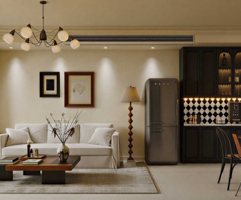 French Style A Living Room-ID:101008893