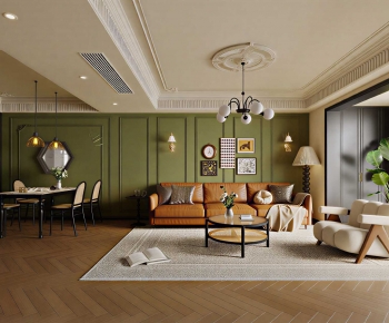 French Style A Living Room-ID:516135931