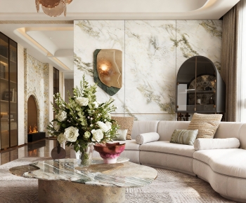 Modern A Living Room-ID:826270102