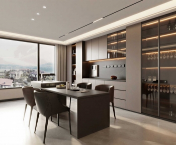 Modern Dining Room-ID:604002006