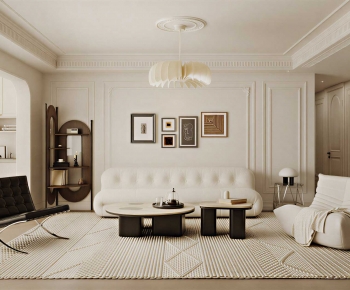 French Style A Living Room-ID:951829018