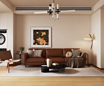 Modern A Living Room-ID:381895072