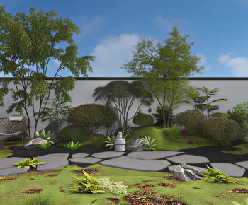 New Chinese Style Courtyard/landscape-ID:859510948