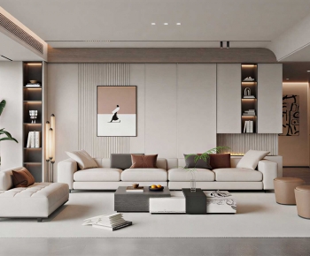 Modern A Living Room-ID:406697035