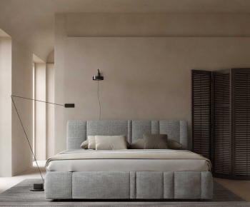 Modern Double Bed-ID:819525962