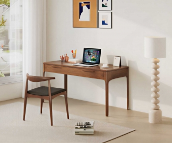 Modern Computer Desk And Chair-ID:811033961