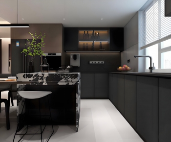 Modern Open Kitchen-ID:226543908
