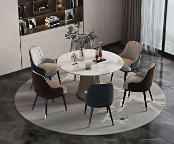 Modern Dining Table And Chairs-ID:943202974