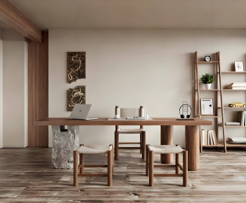 Wabi-sabi Style Study Space-ID:138214116