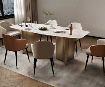 Modern Dining Table And Chairs-ID:828509093