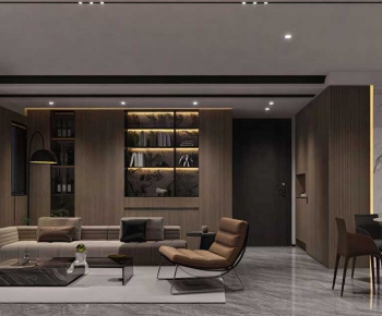 Modern A Living Room-ID:453438041