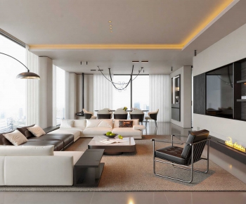 Modern A Living Room-ID:524017103