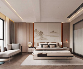 New Chinese Style Bedroom-ID:817137004
